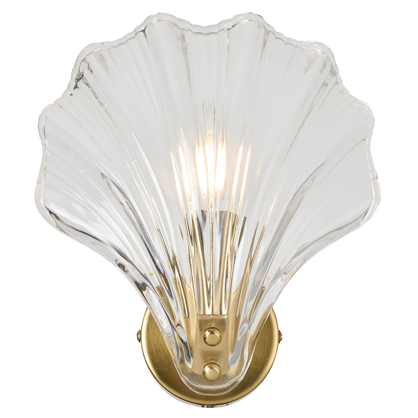 Abel Clear Glass Wall Light