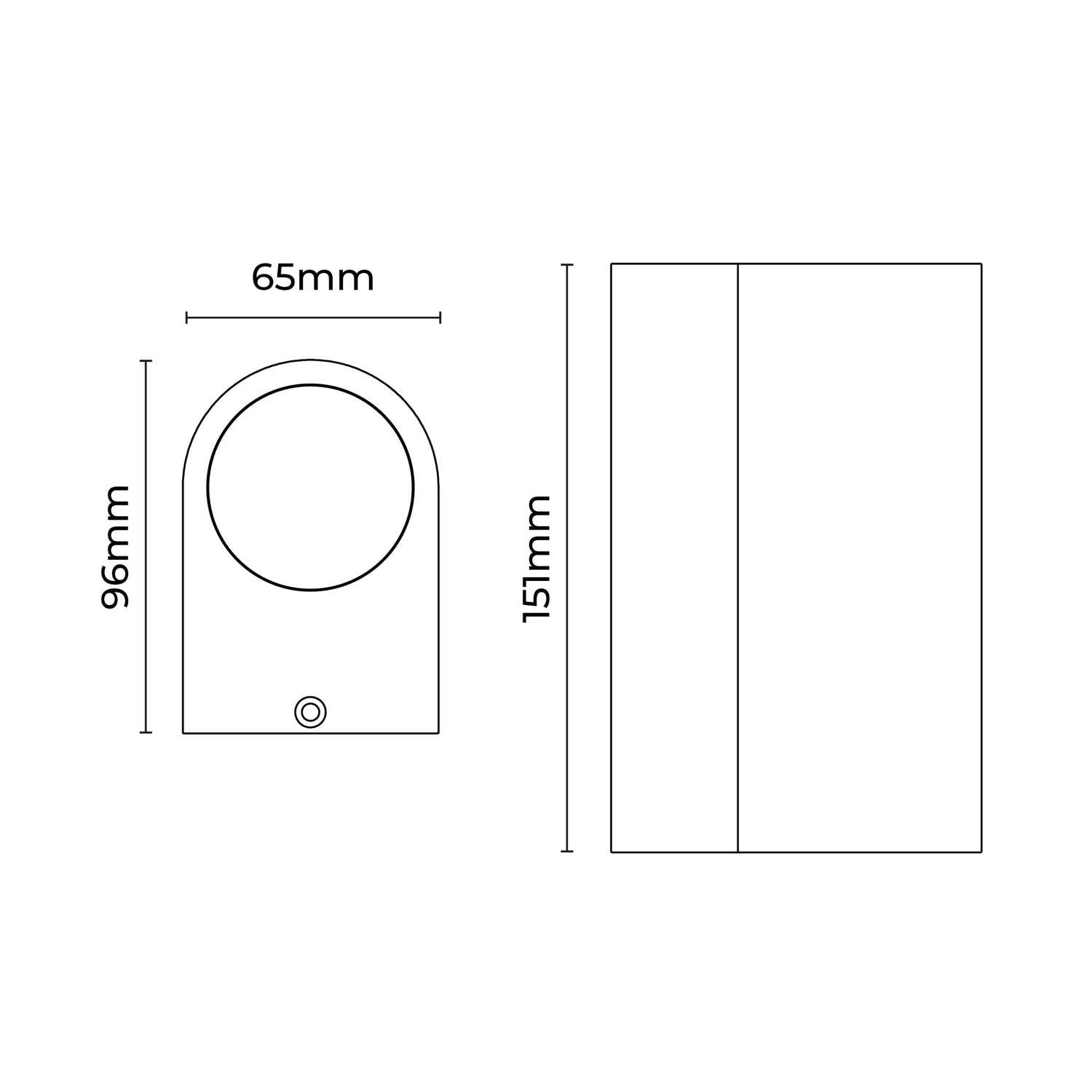 Kamil Outdoor Up/Down Wall Light