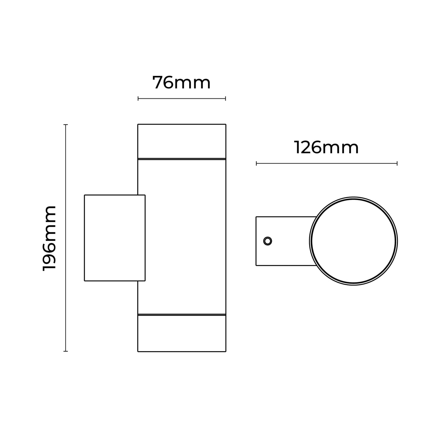 McLeod LED Outdoor Up/Down Wall Light