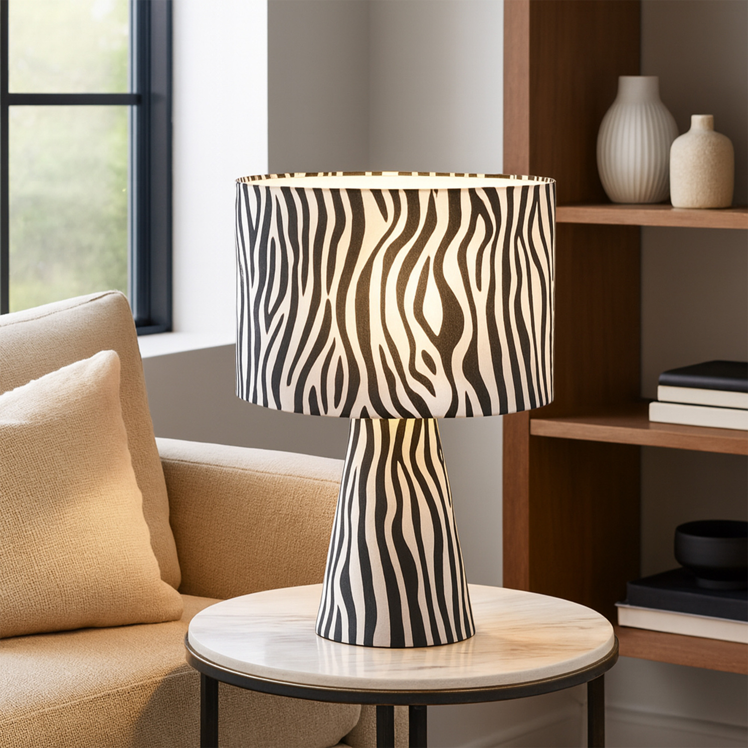 Tyler Zebra Table Lamp
