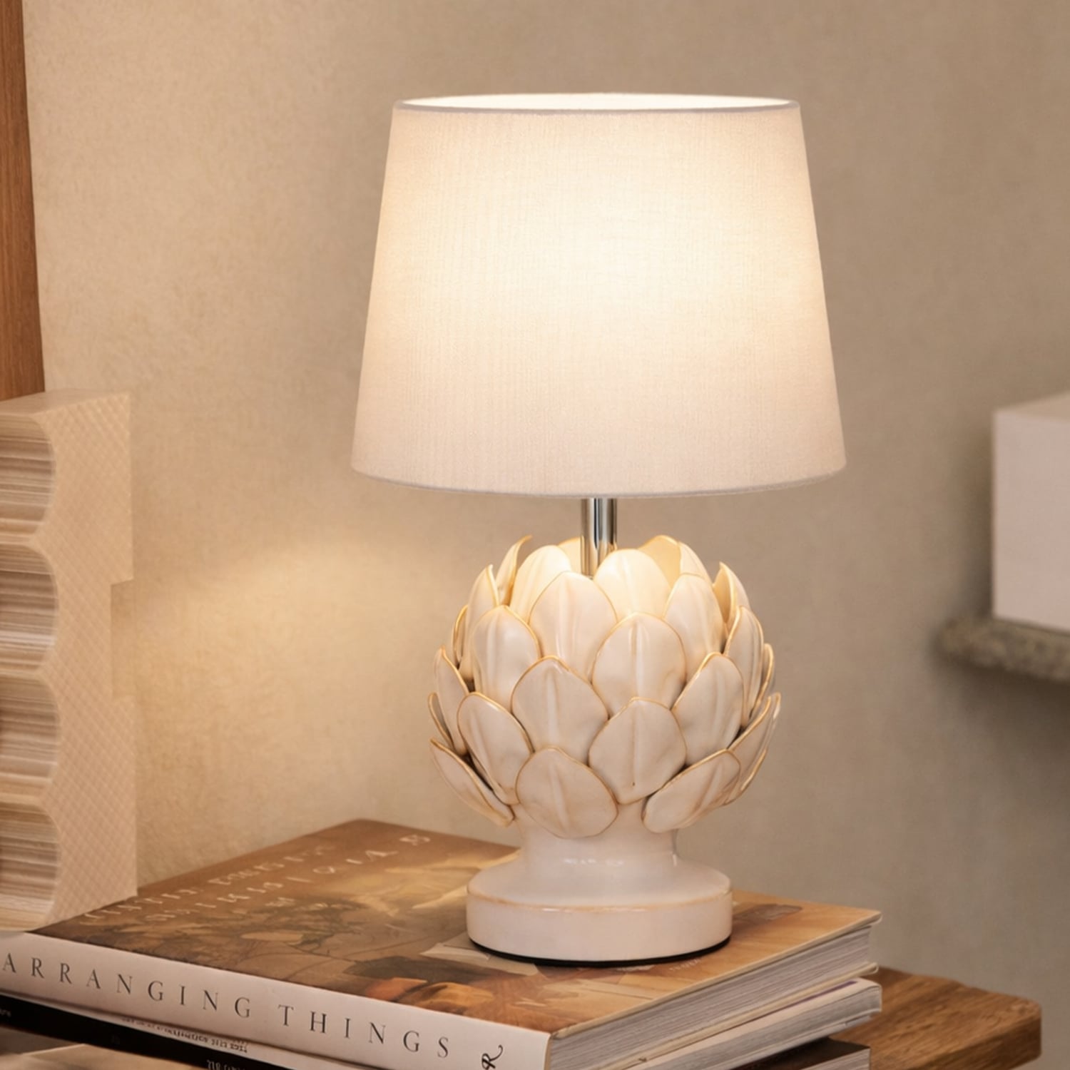 Benton Ceramic Artichoke Table Lamps