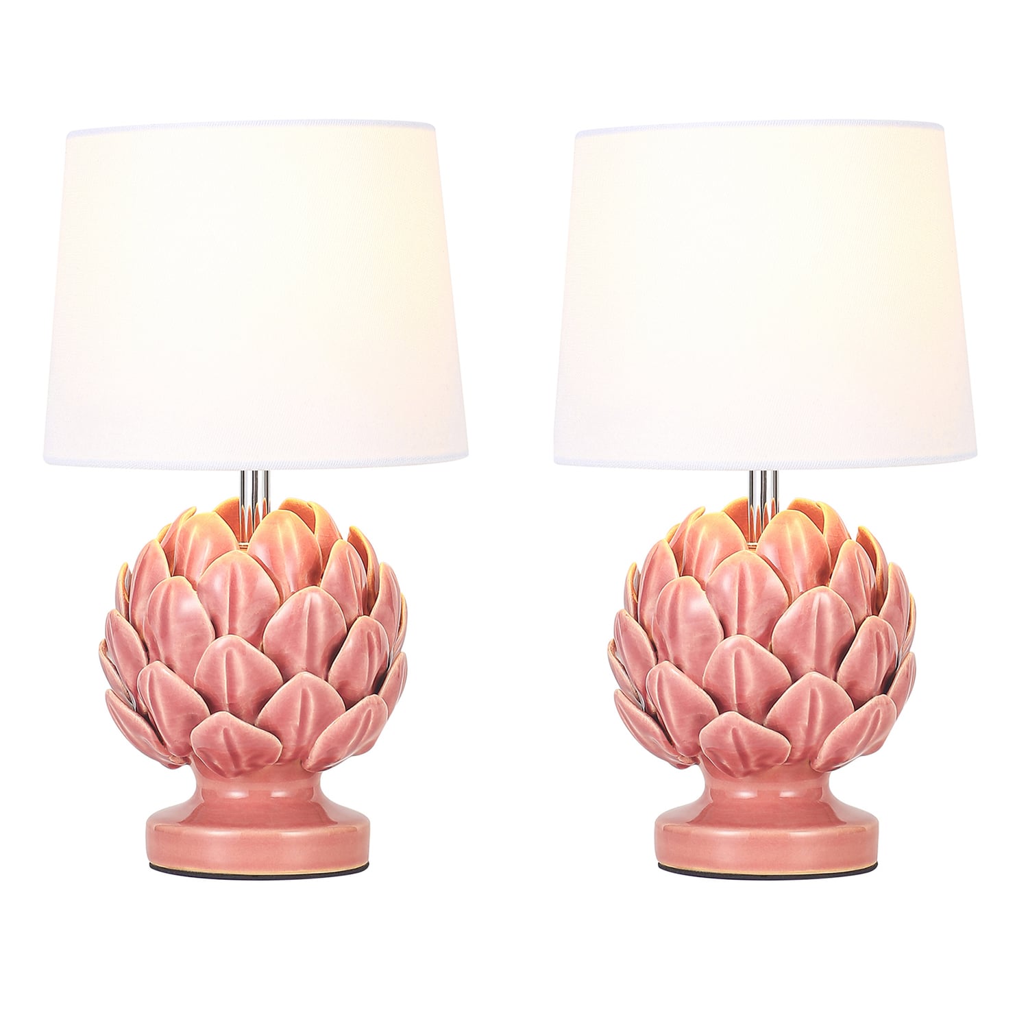 Benton Ceramic Artichoke Table Lamps