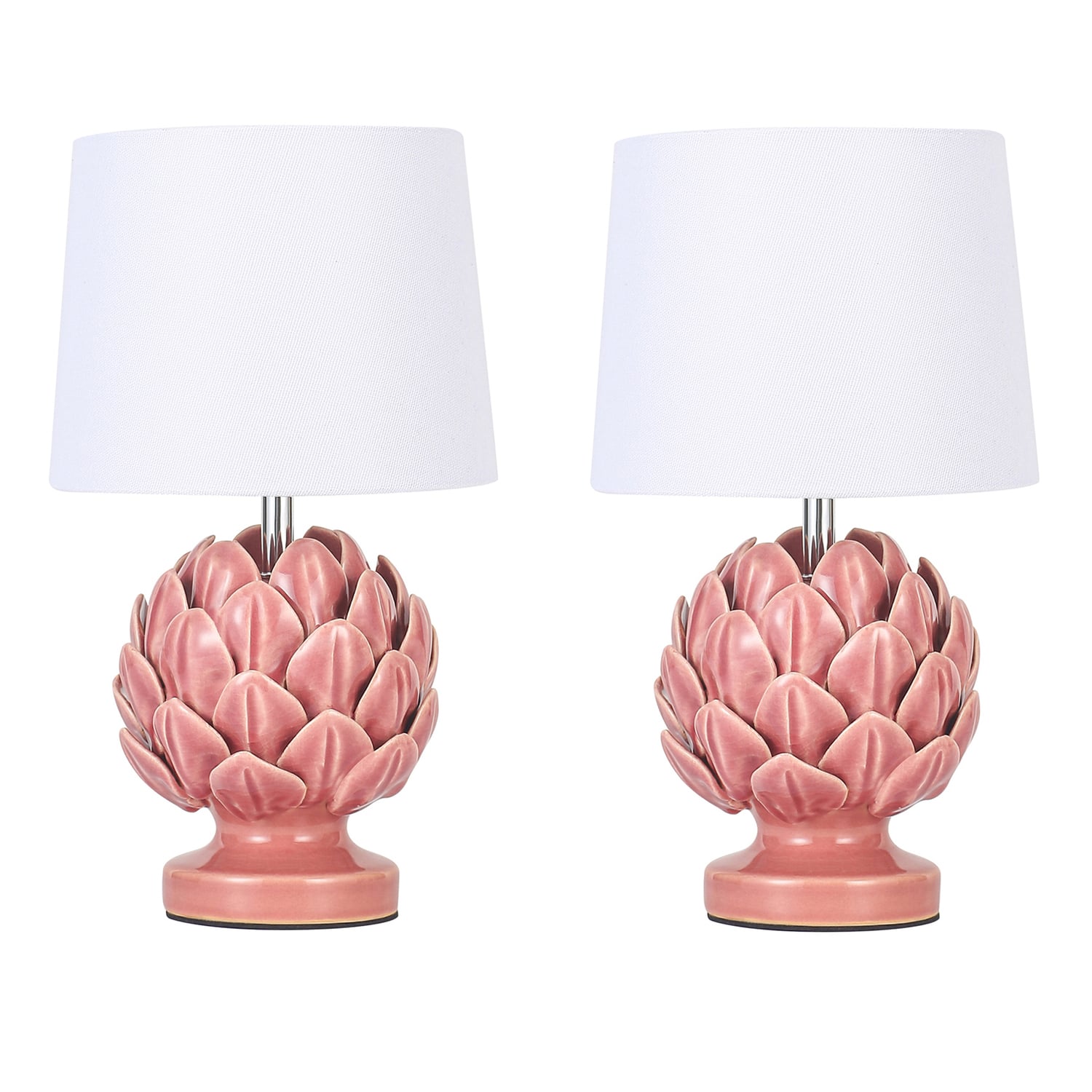 Benton Ceramic Artichoke Table Lamps