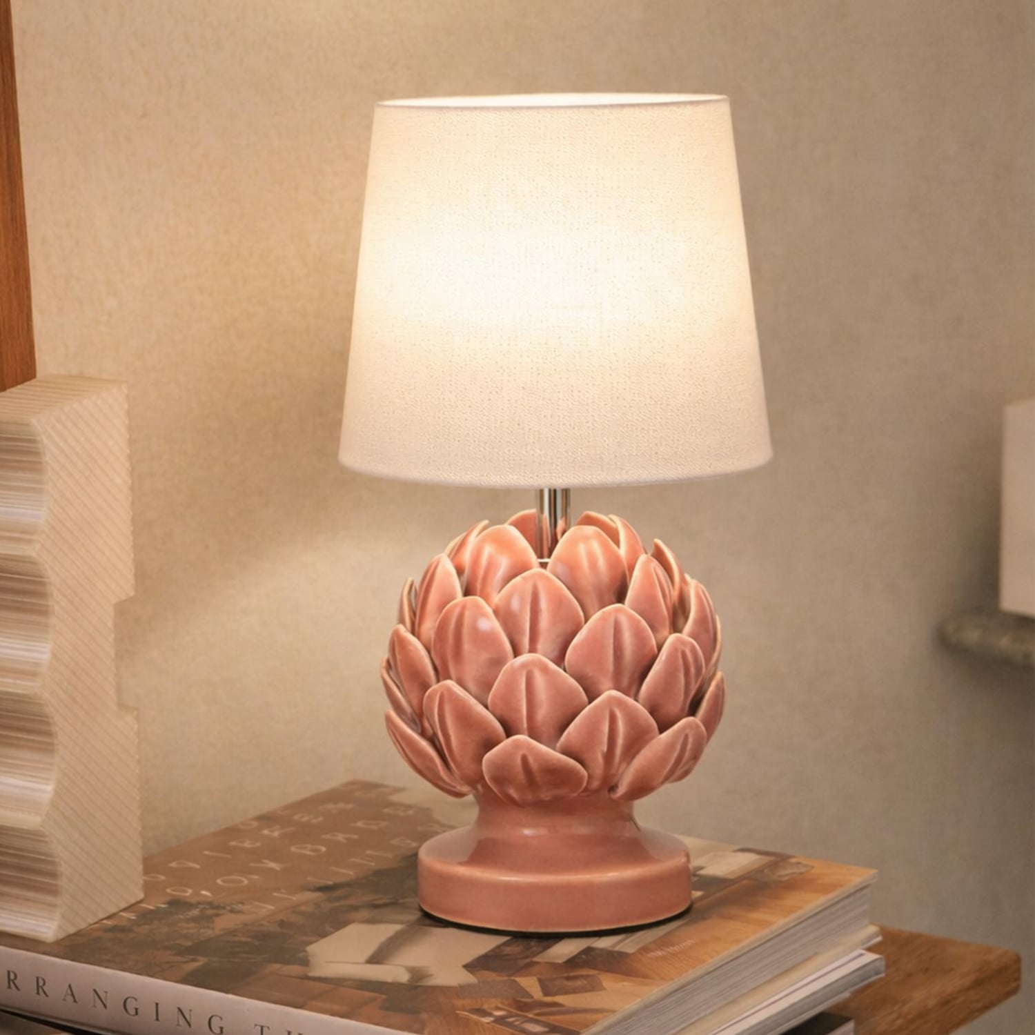 Benton Ceramic Artichoke Table Lamps