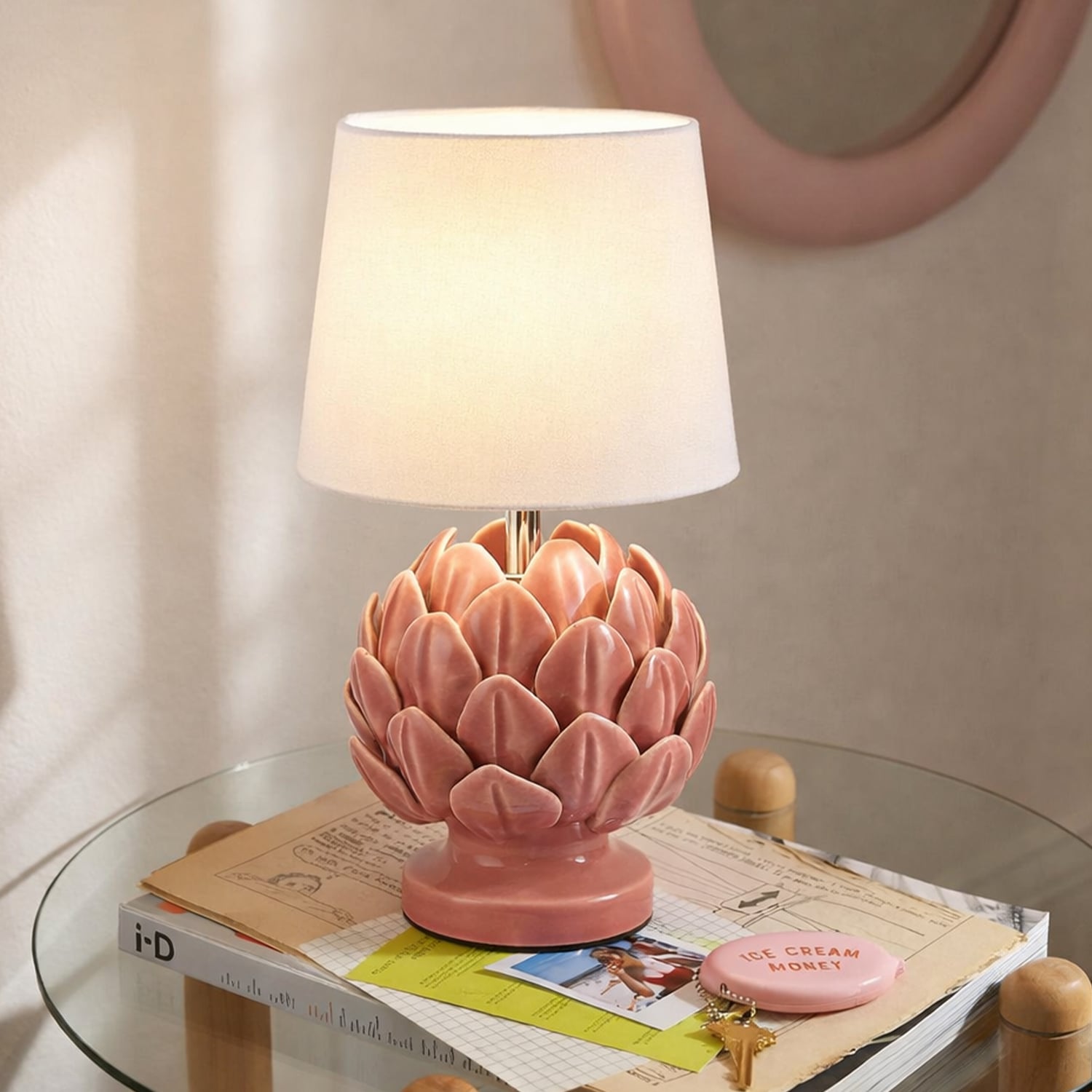 Benton Ceramic Artichoke Table Lamps