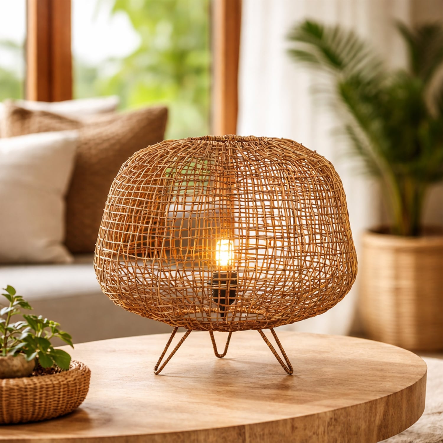 Stratford Rattan Table Lamp