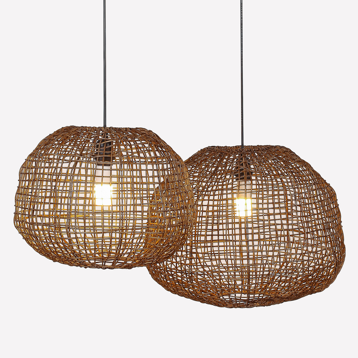 Stratford Rattan Pendant Light