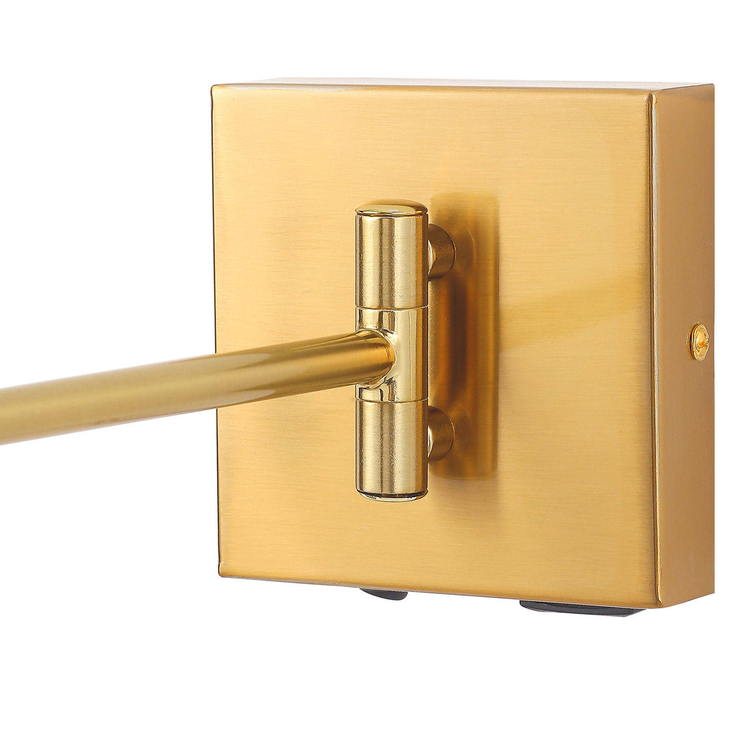 Denari Linen Swing Arm Wall Light