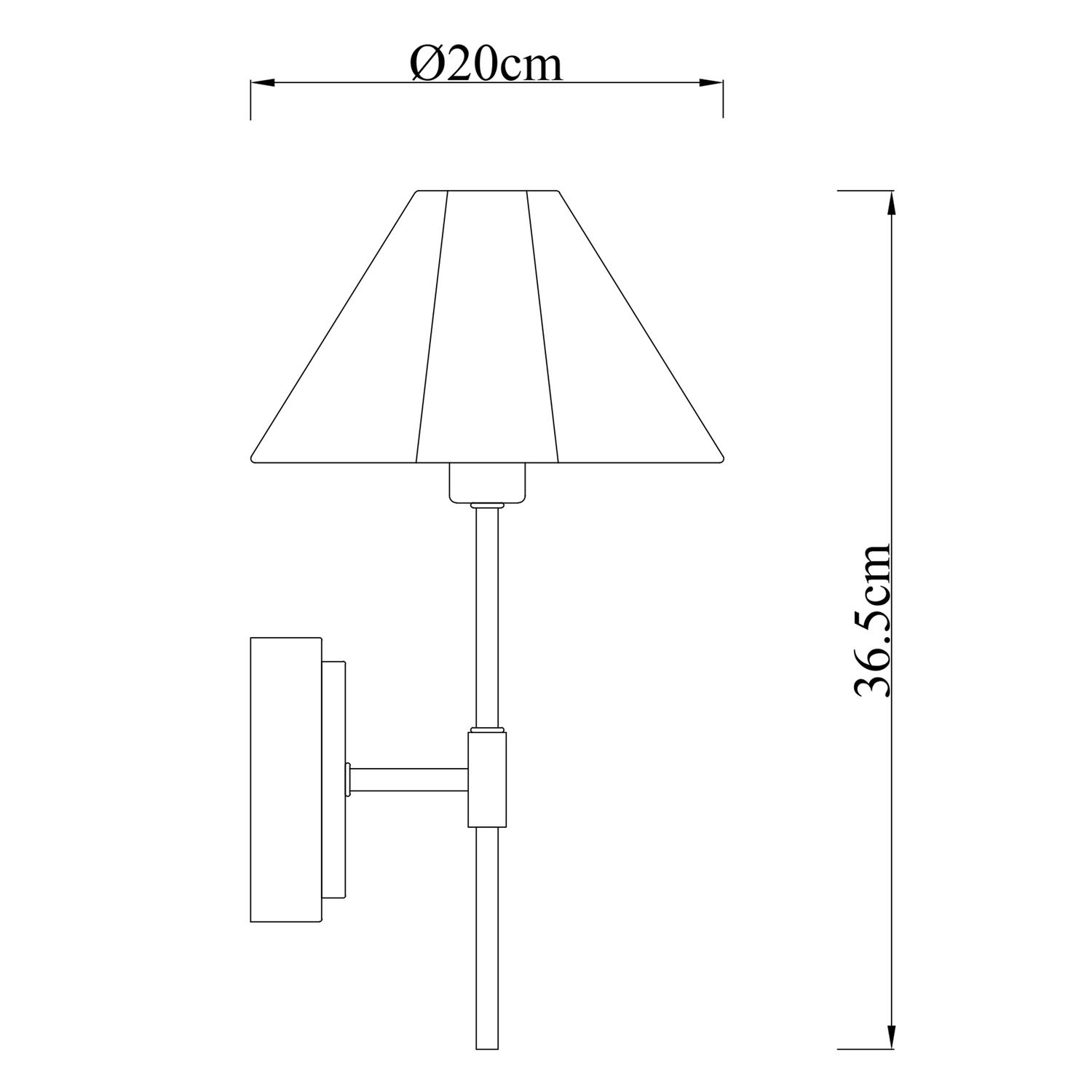 Viejo Iron Wall Light