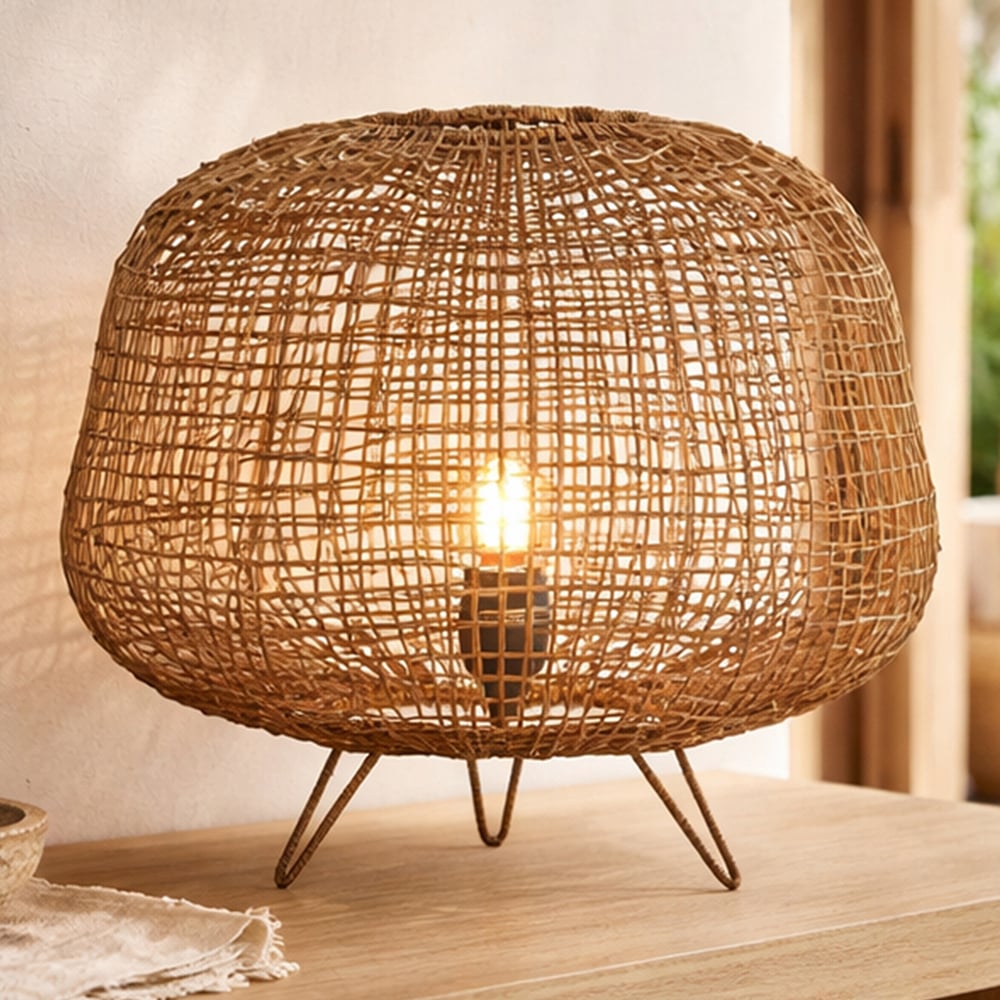Stratford Rattan Table Lamp