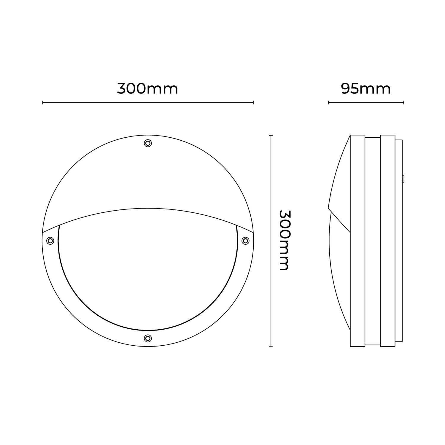 Conway Eyelid LED Bunker Light