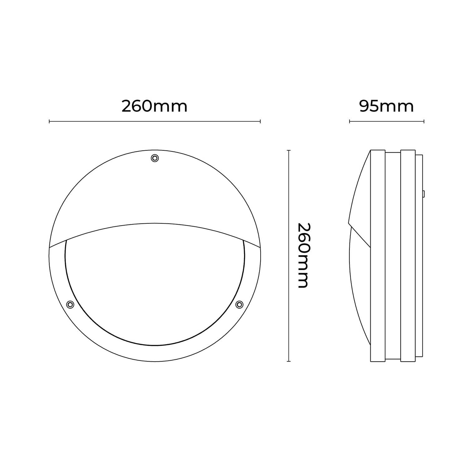 Conway Eyelid LED Bunker Light