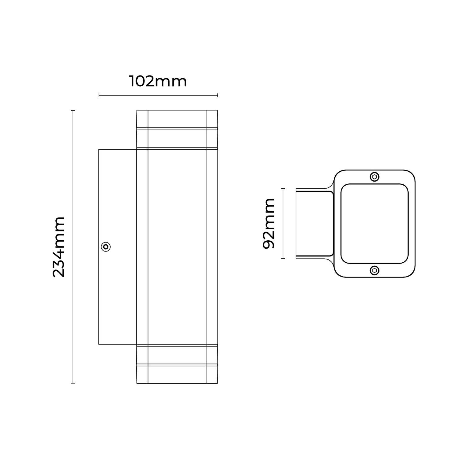Hensley Outdoor Up/Down Wall Light
