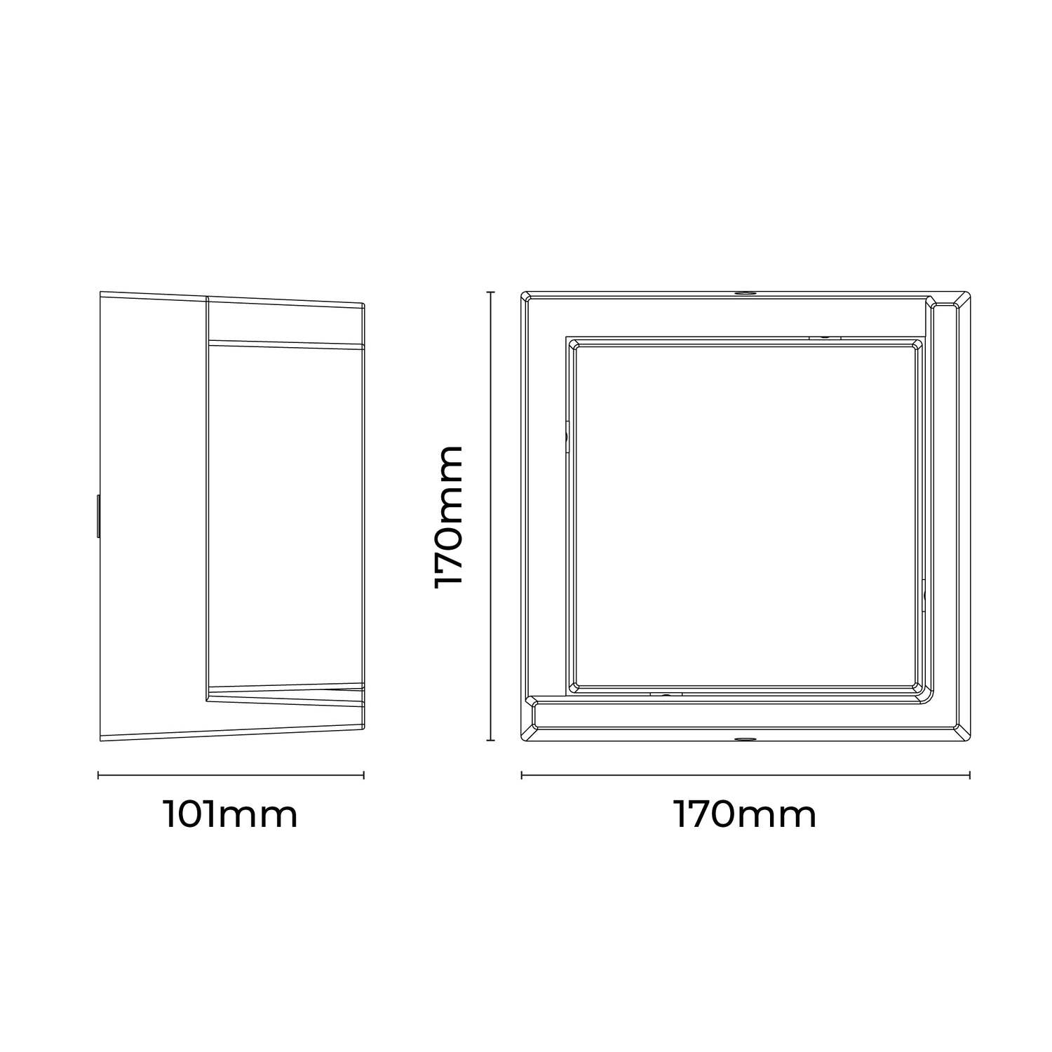 Roach LED Outdoor Wall Light