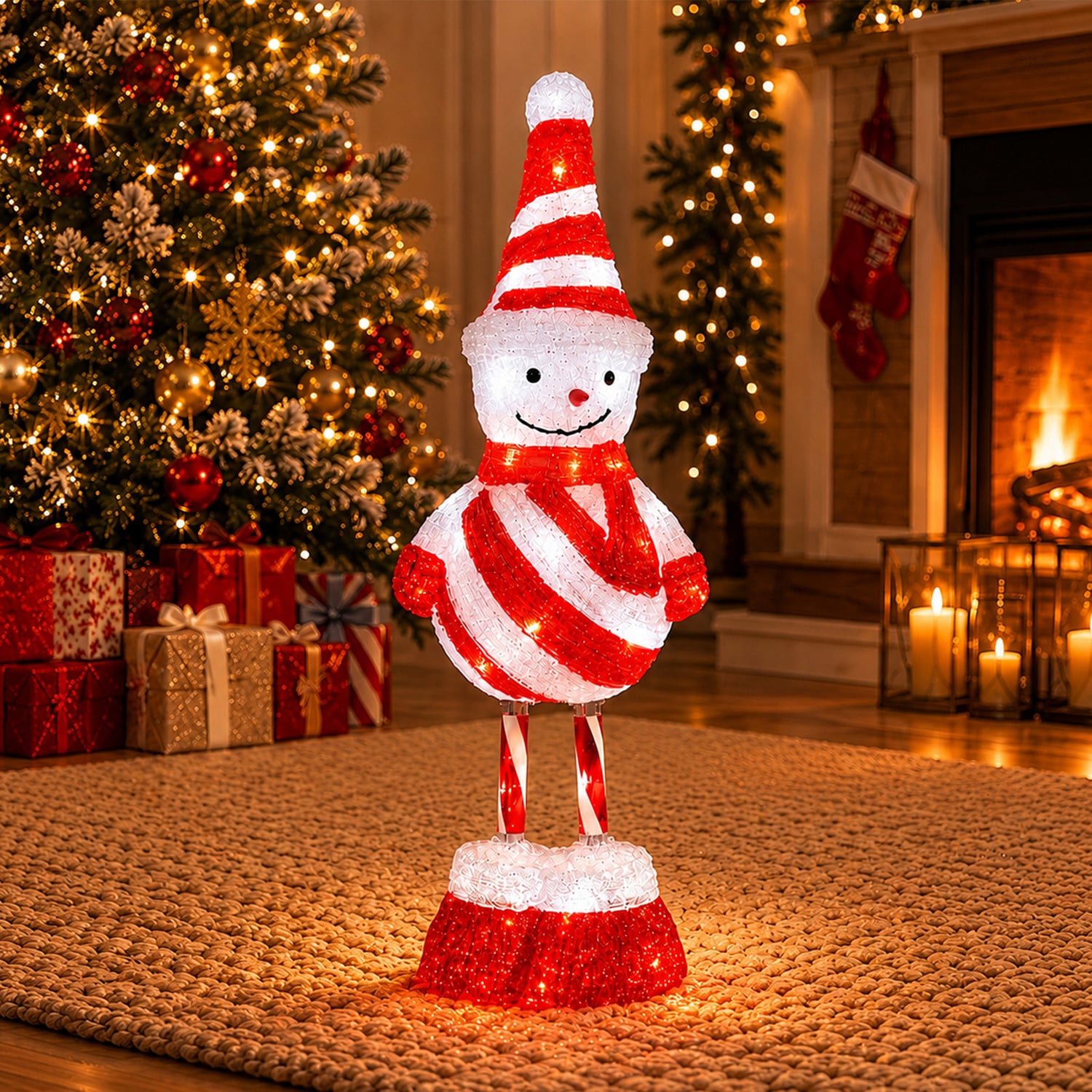 Vica Snowman LED Christmas Light Display