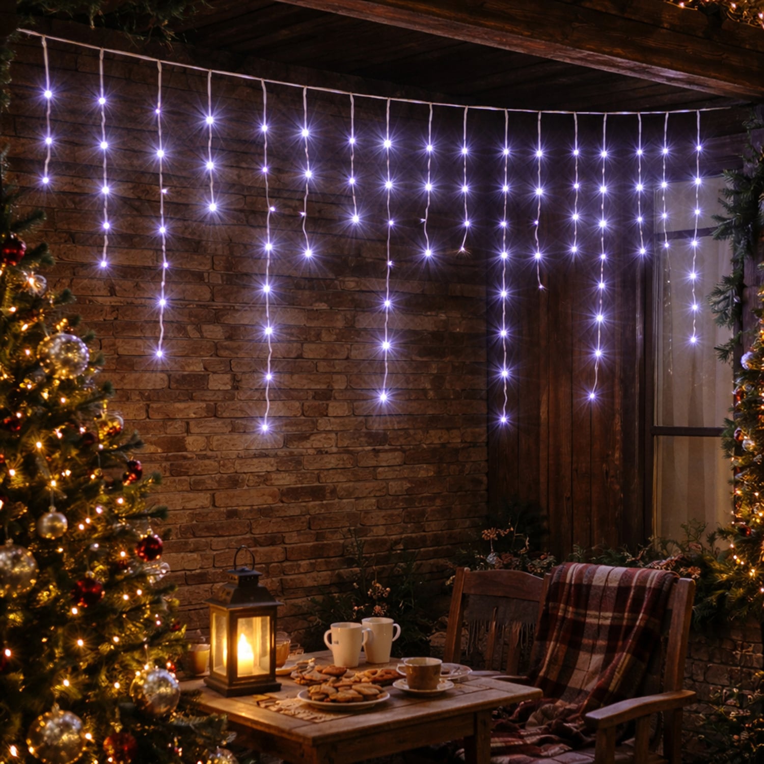 600 Kiran LED Icicle Lights