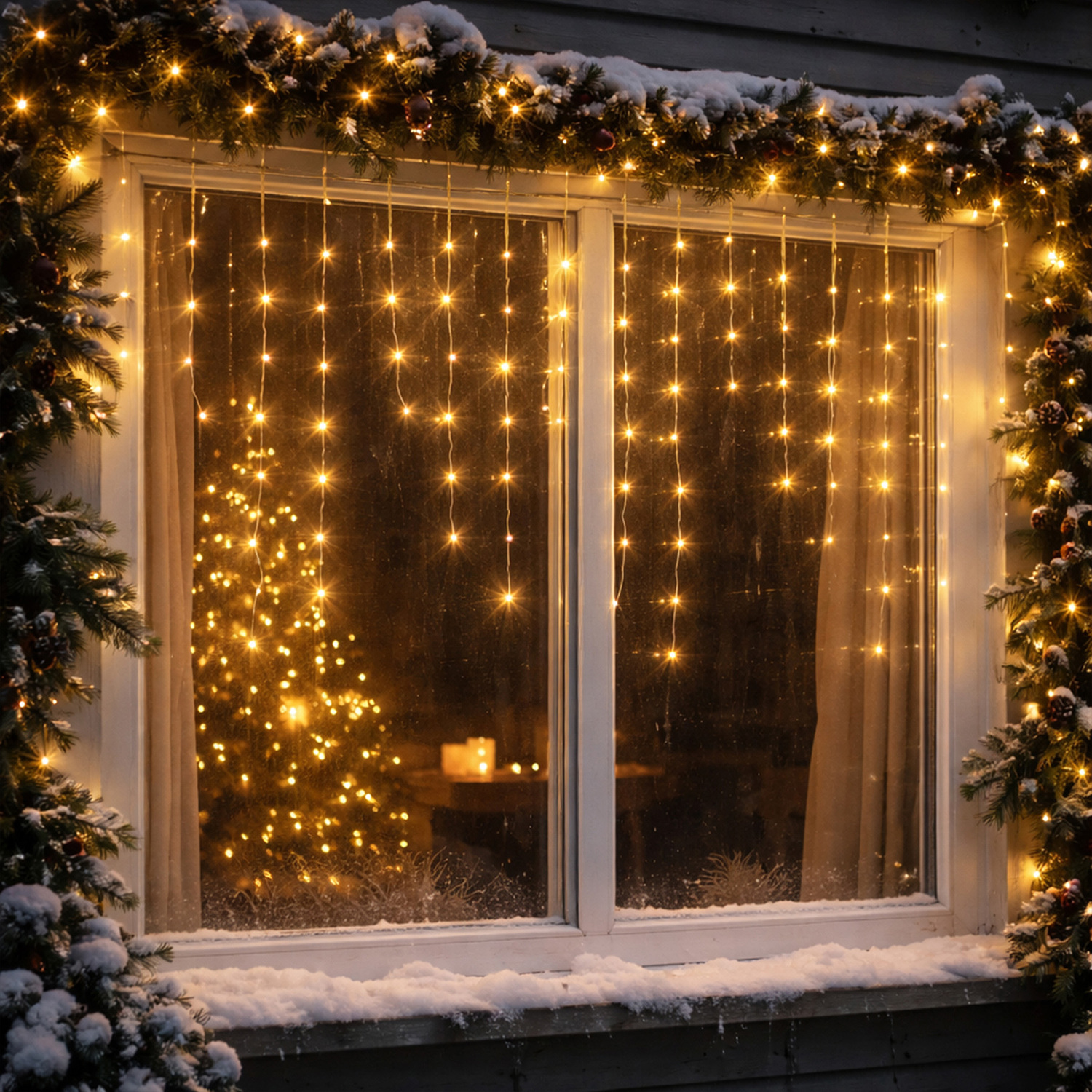 600 Kiran LED Icicle Lights