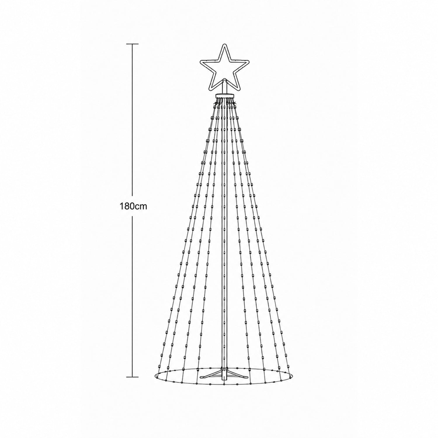 220 Kieron Pre-Lit LED Christmas Light Display