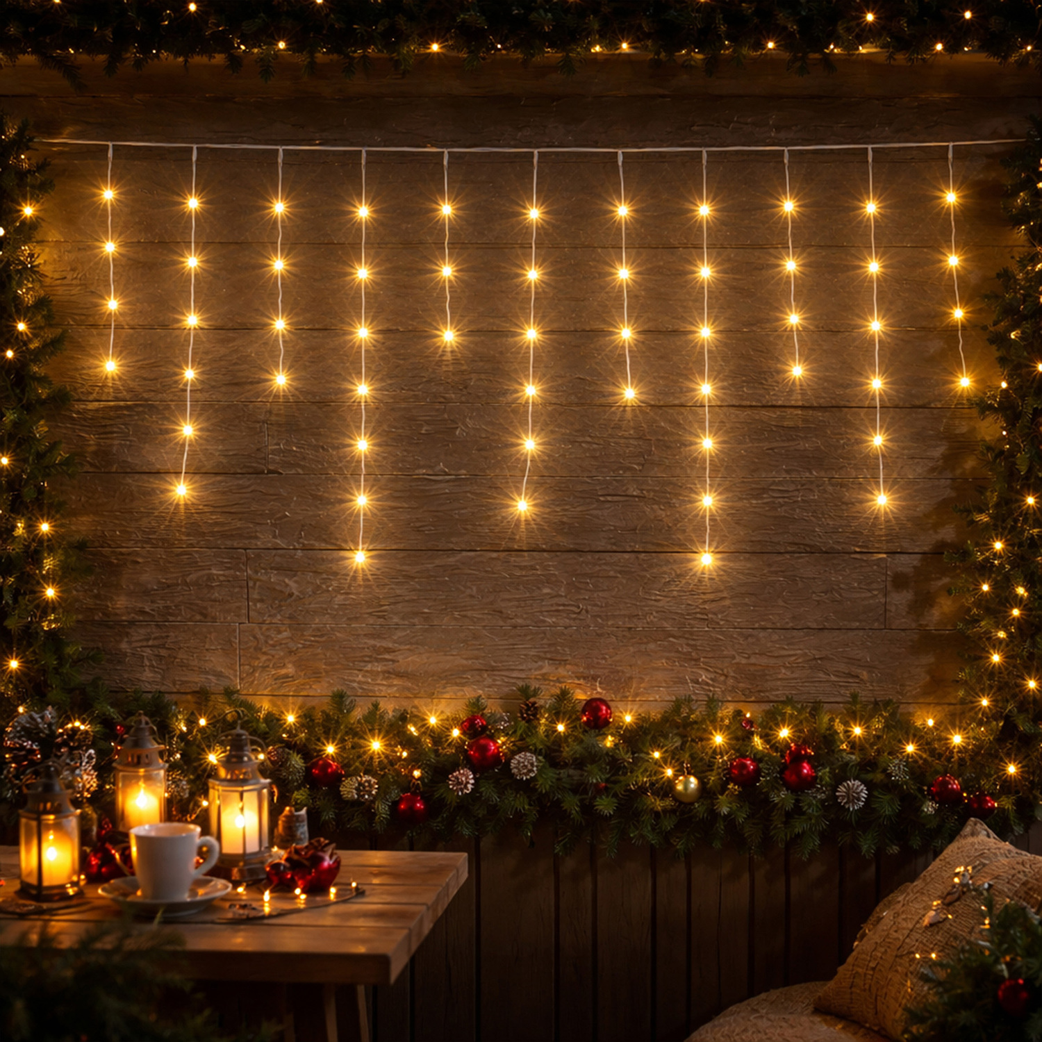 600 Kiran LED Icicle Lights
