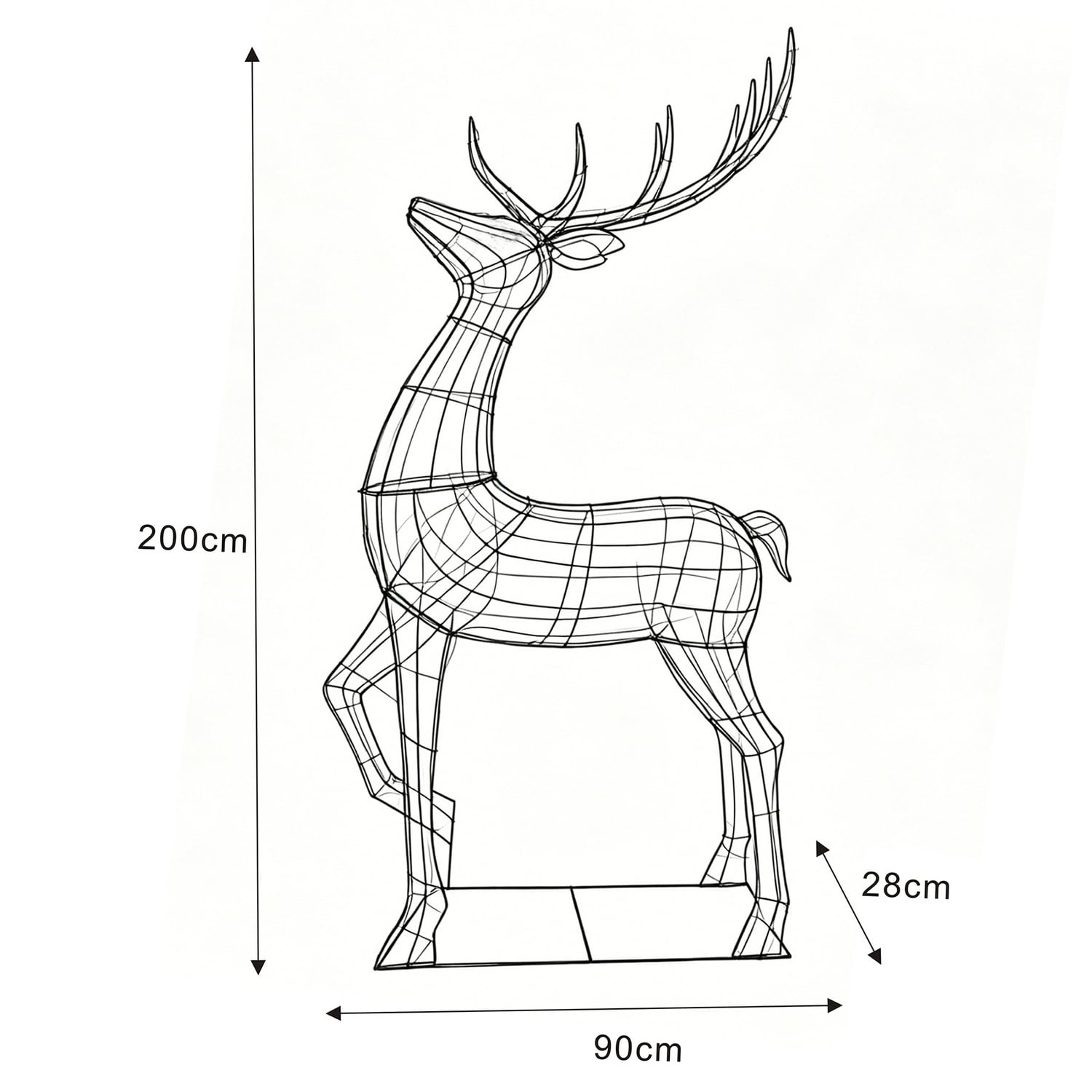 Kellan LED Light Up Reindeer