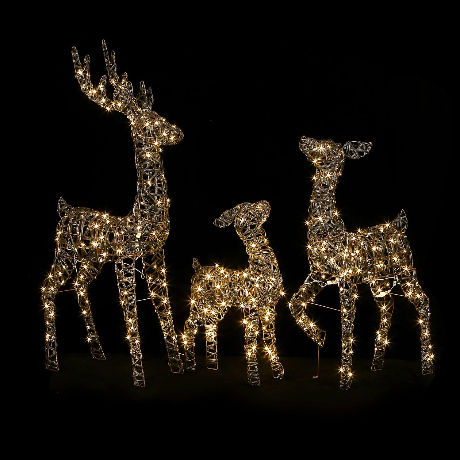 Elior Reindeer Family LED Christmas Decoration