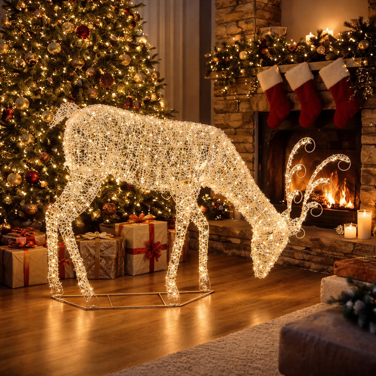 Kerem LED Light Up Reindeer