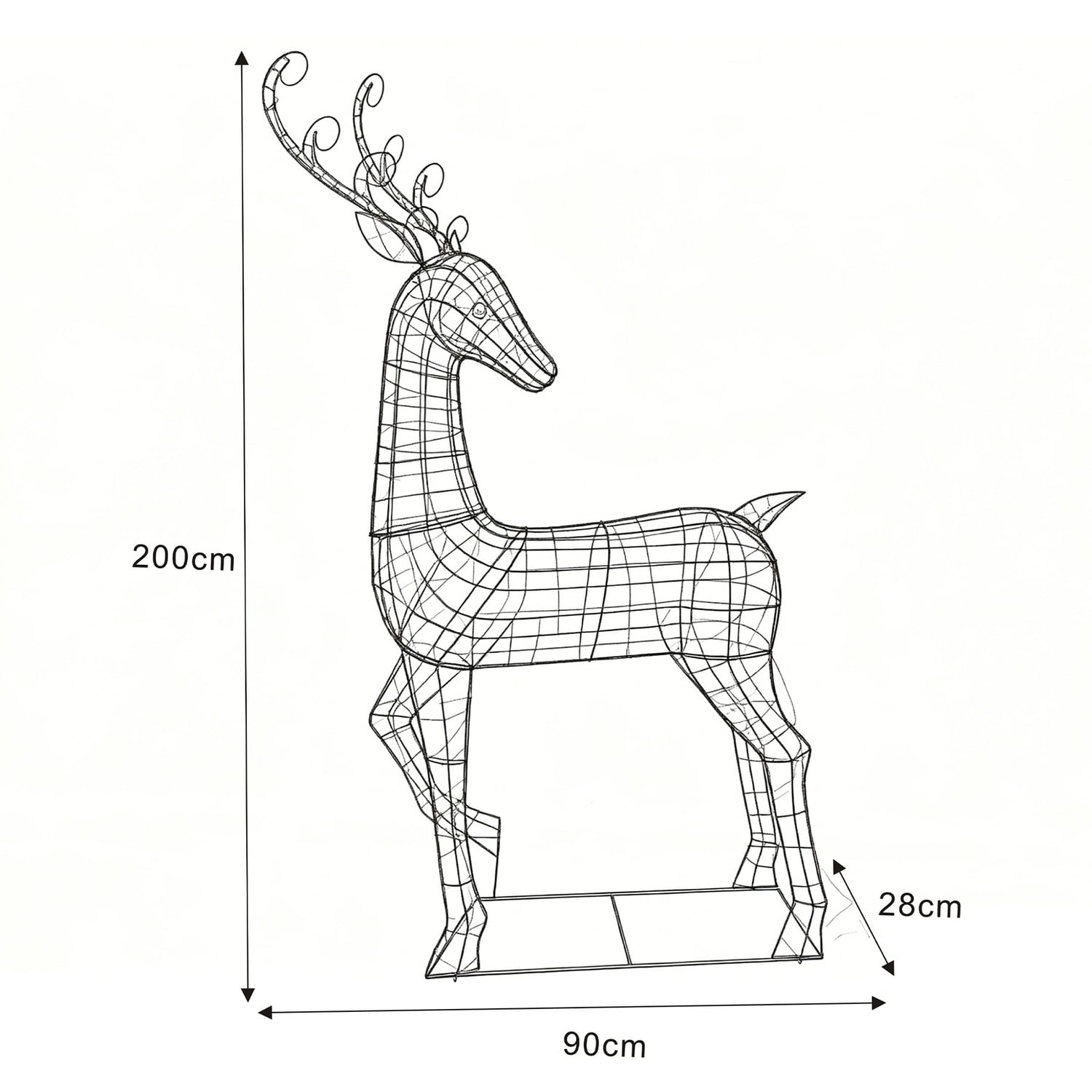 Kalen LED Light Up Reindeer
