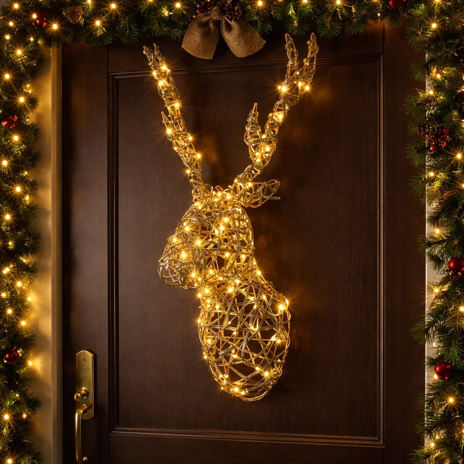 Eren Reindeer Head LED Christmas Decoration