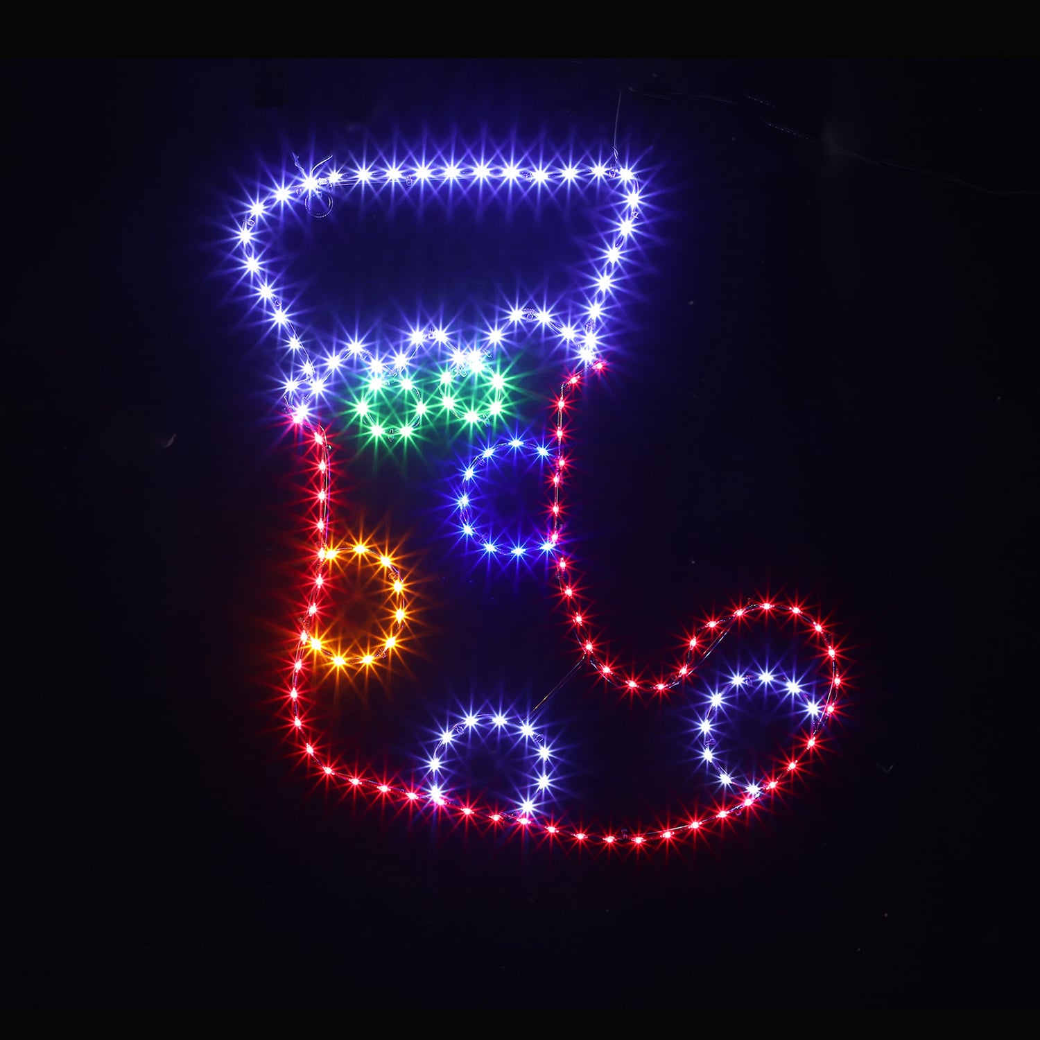 Rian Stocking LED Christmas Light Display