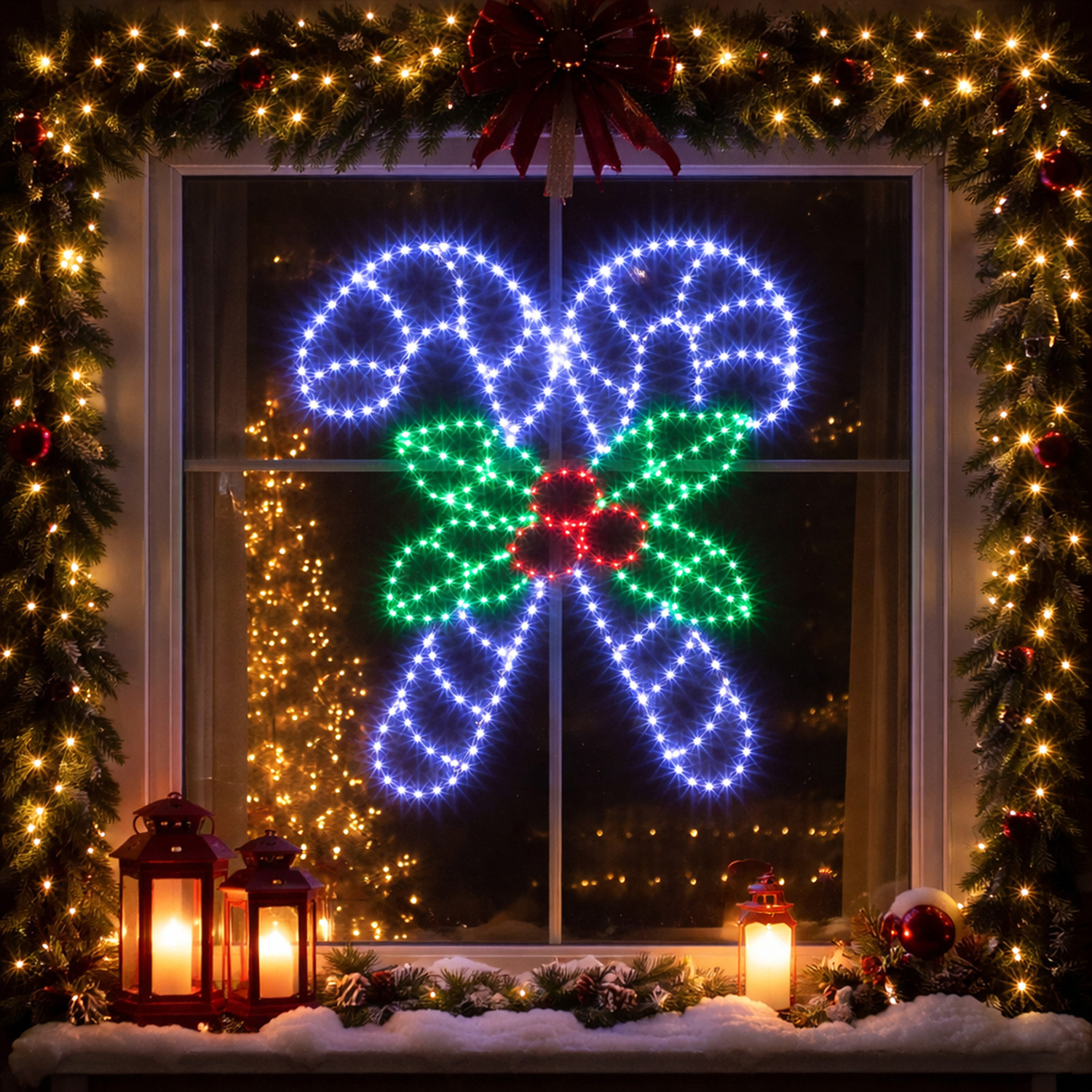 Kian Candy Canes LED Christmas Light Display