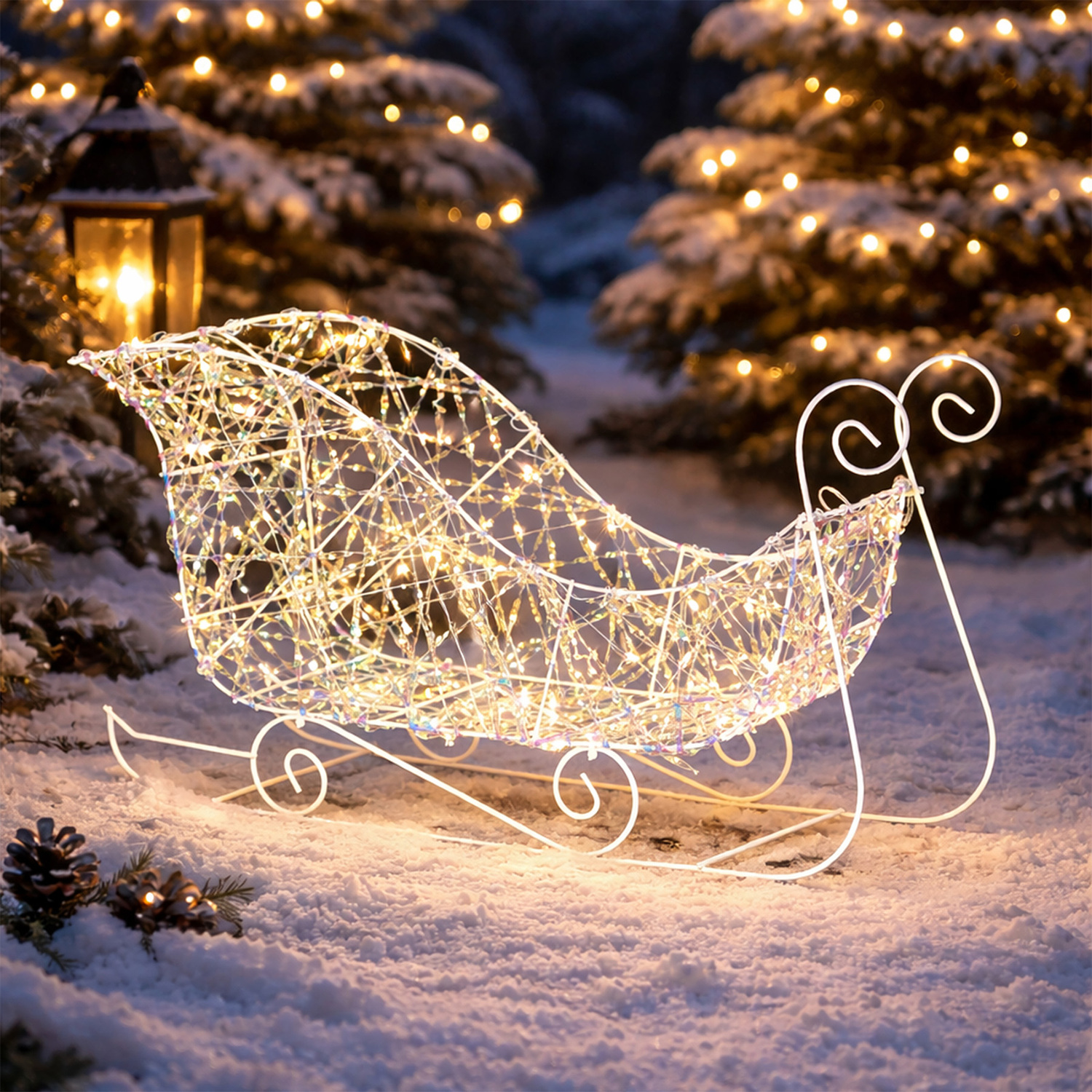 Maren Sleigh LED Christmas Ornament