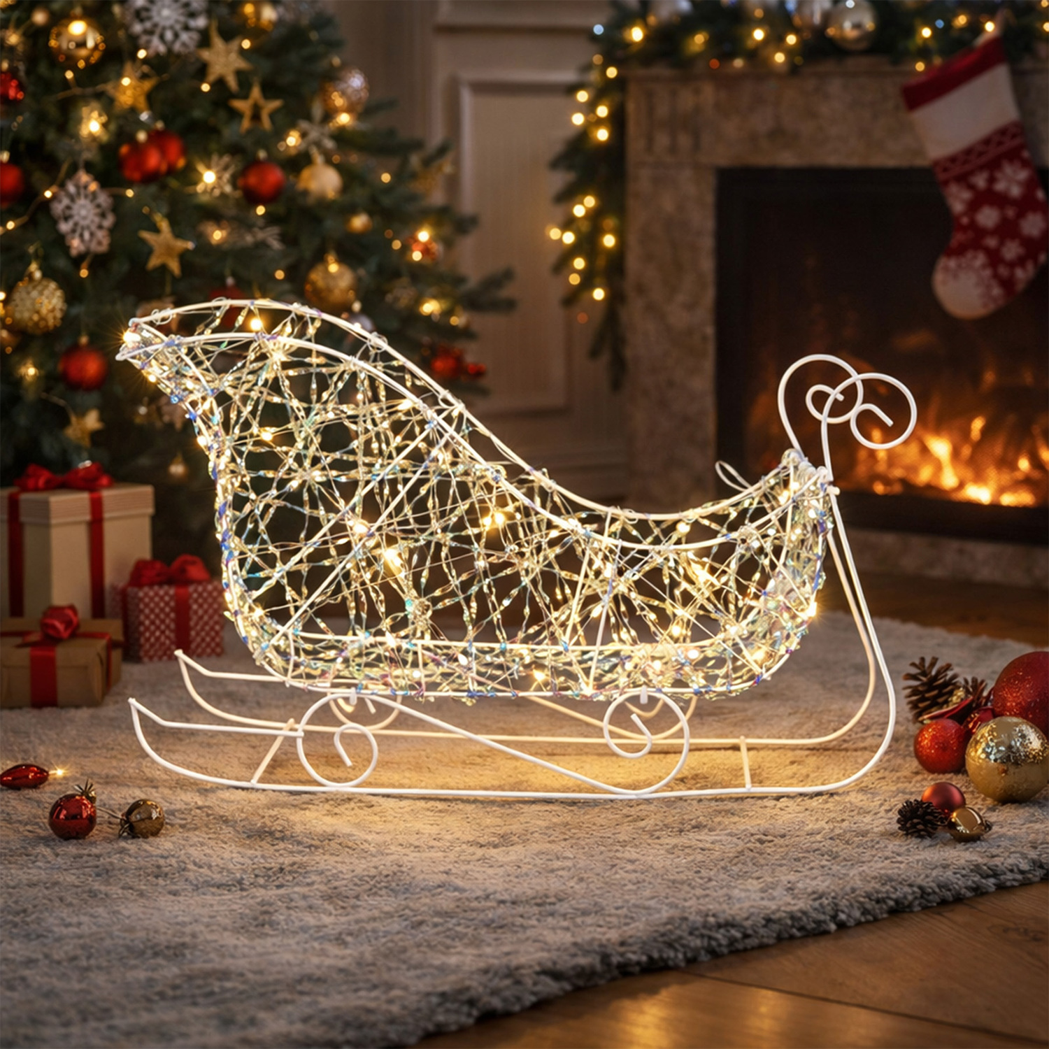 Maren Sleigh LED Christmas Ornament