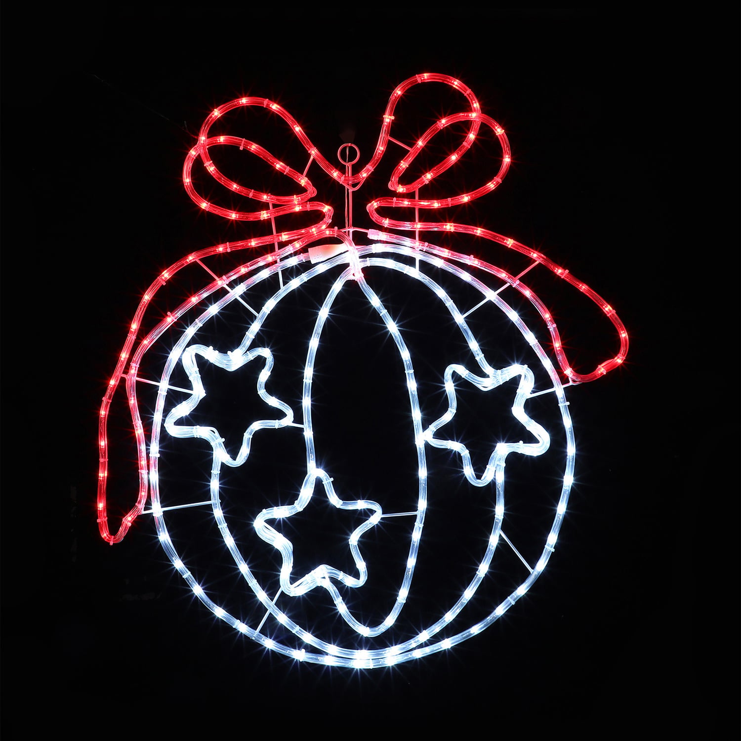 255 Ren Bauble LED Christmas Light Display