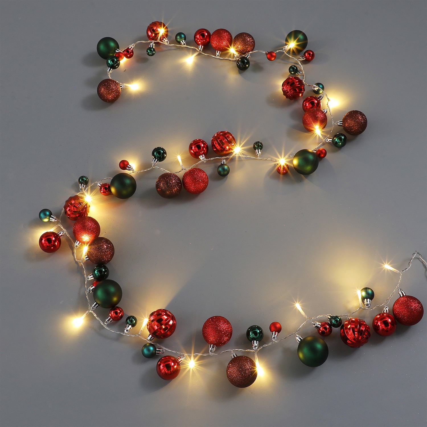 Zian Bauble Garland LED Christmas Light Display