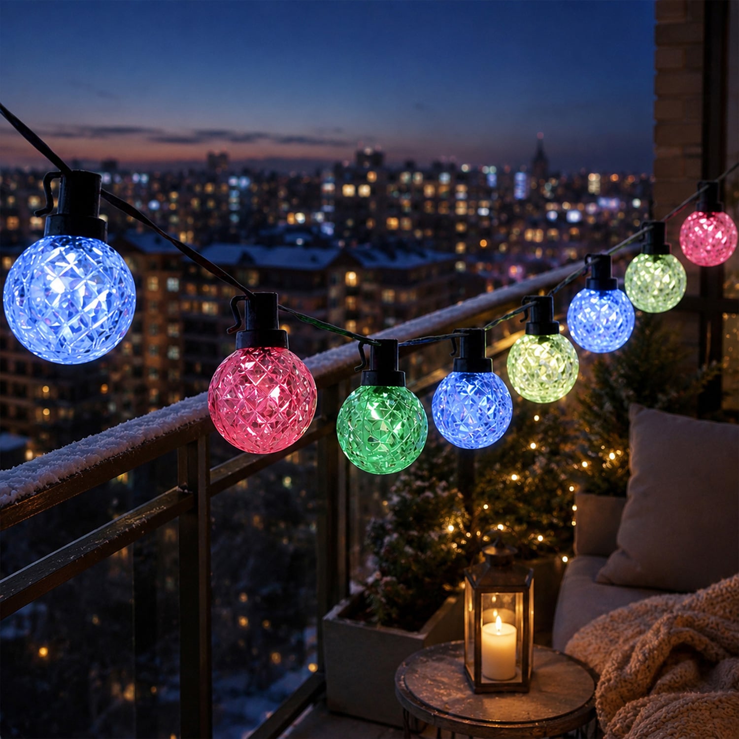 Riven Globe LED Fairy Lights