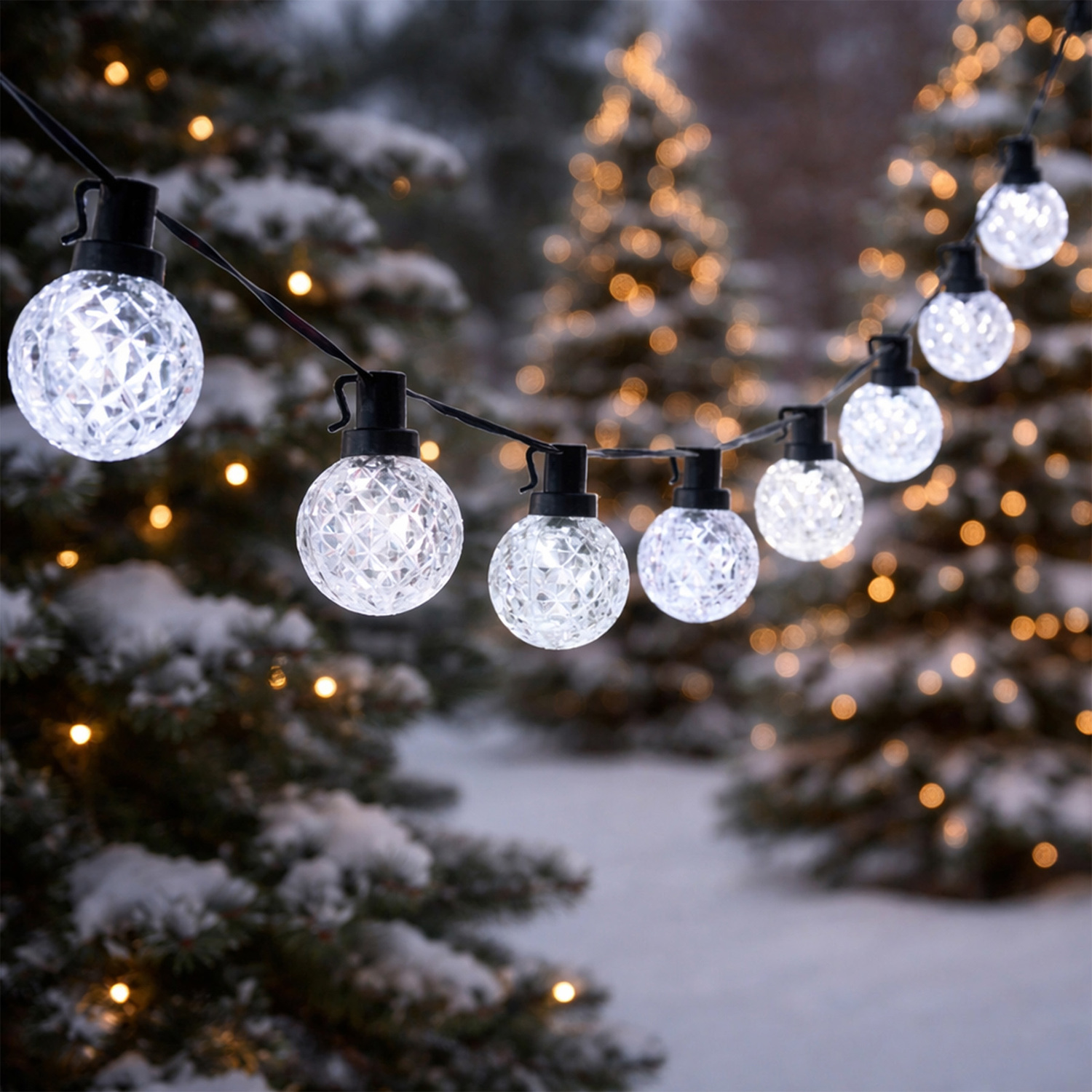Riven Globe LED Fairy Lights