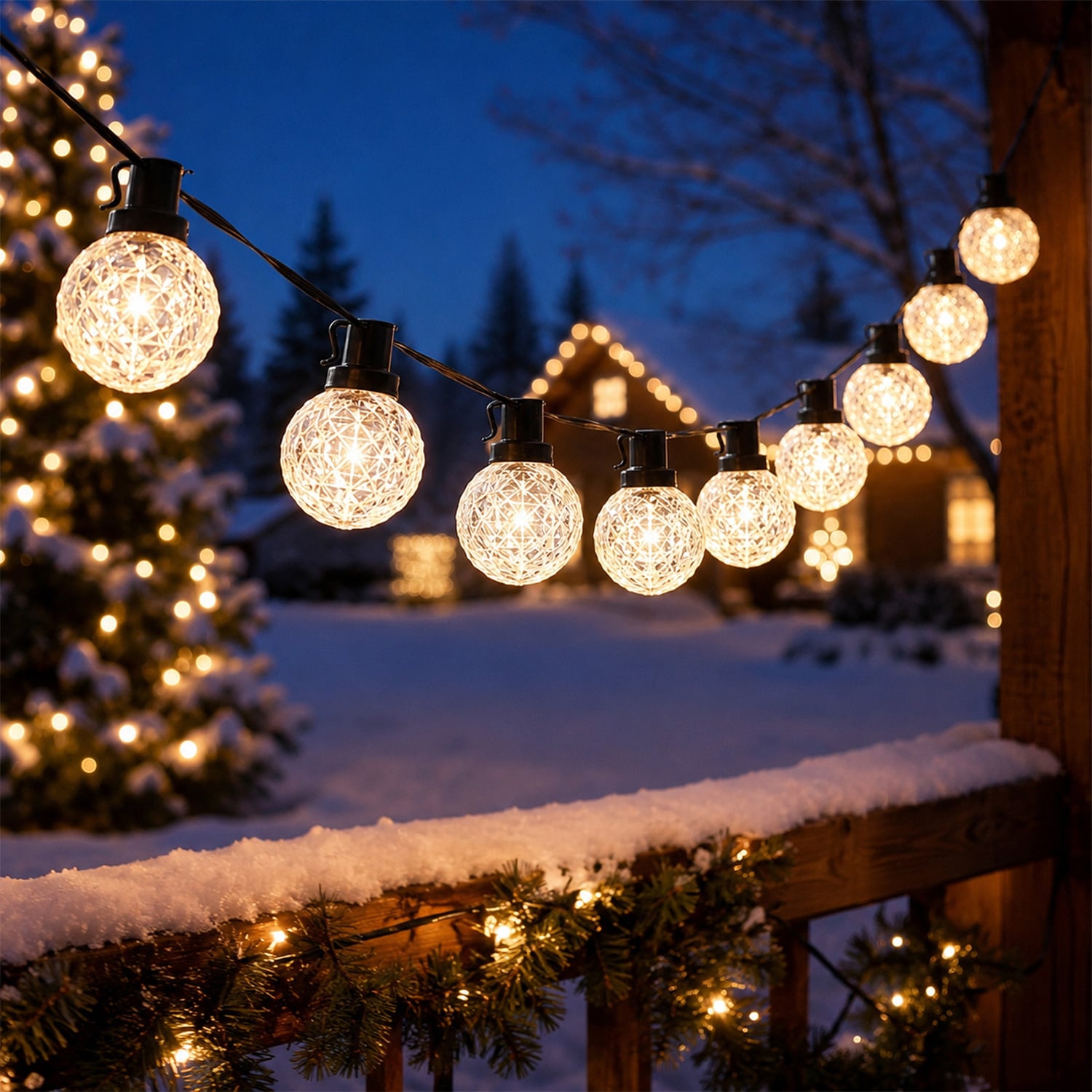 Riven Globe LED Fairy Lights