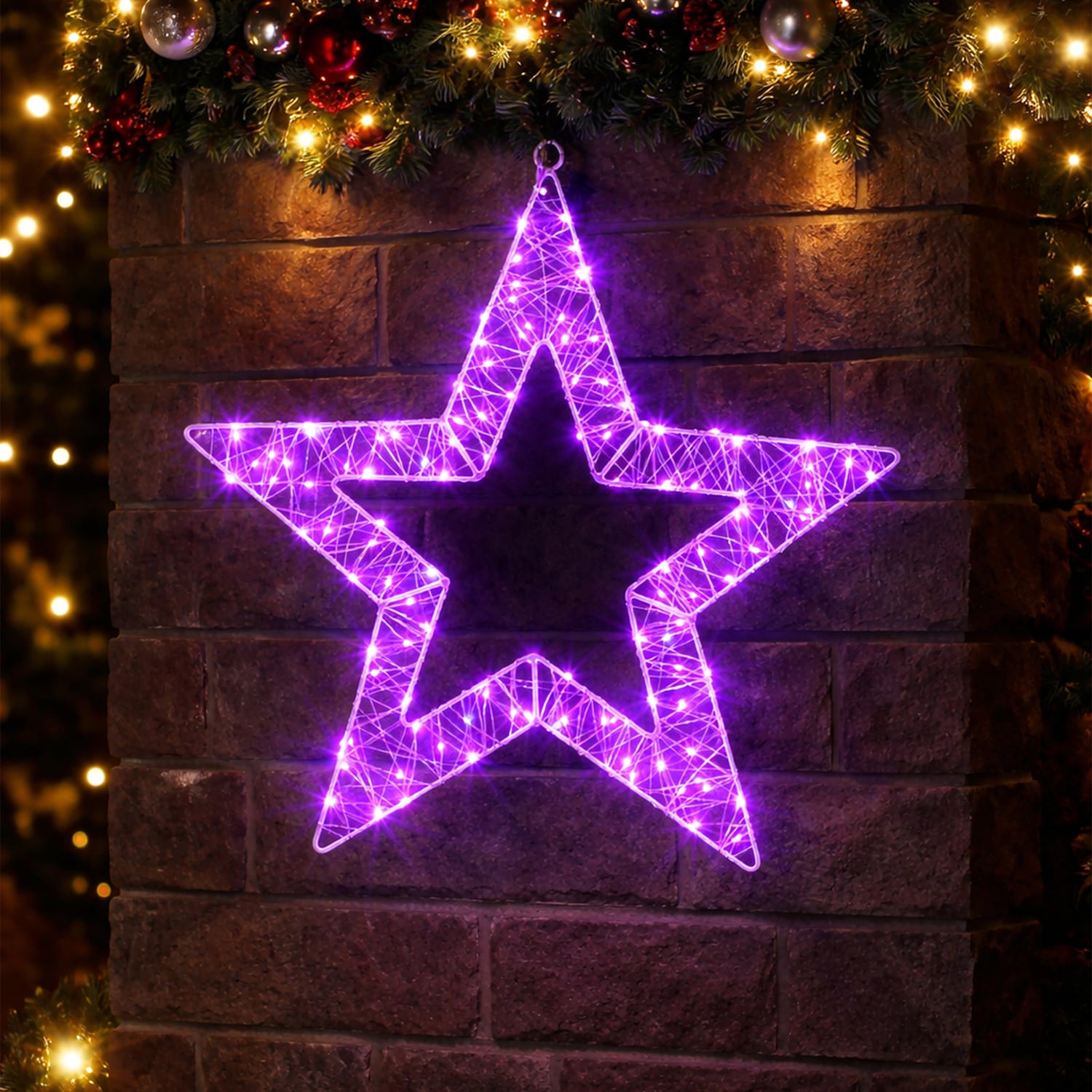 Ronen Star LED Christmas Light Display