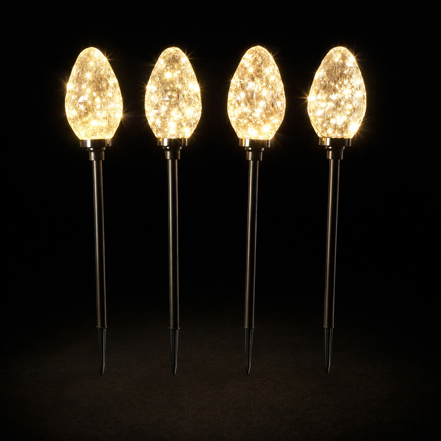 Evan Pine Cone LED Christmas Light Display