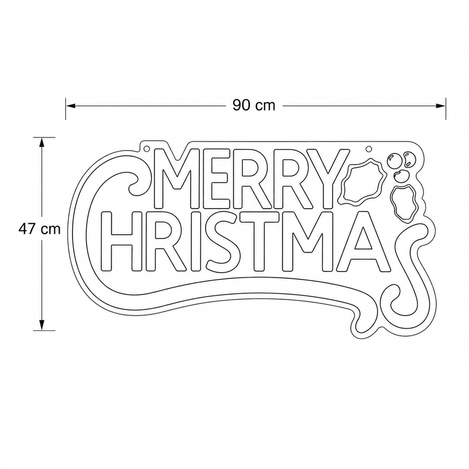 Rayan Hanging Infinity LED Christmas Light Display
