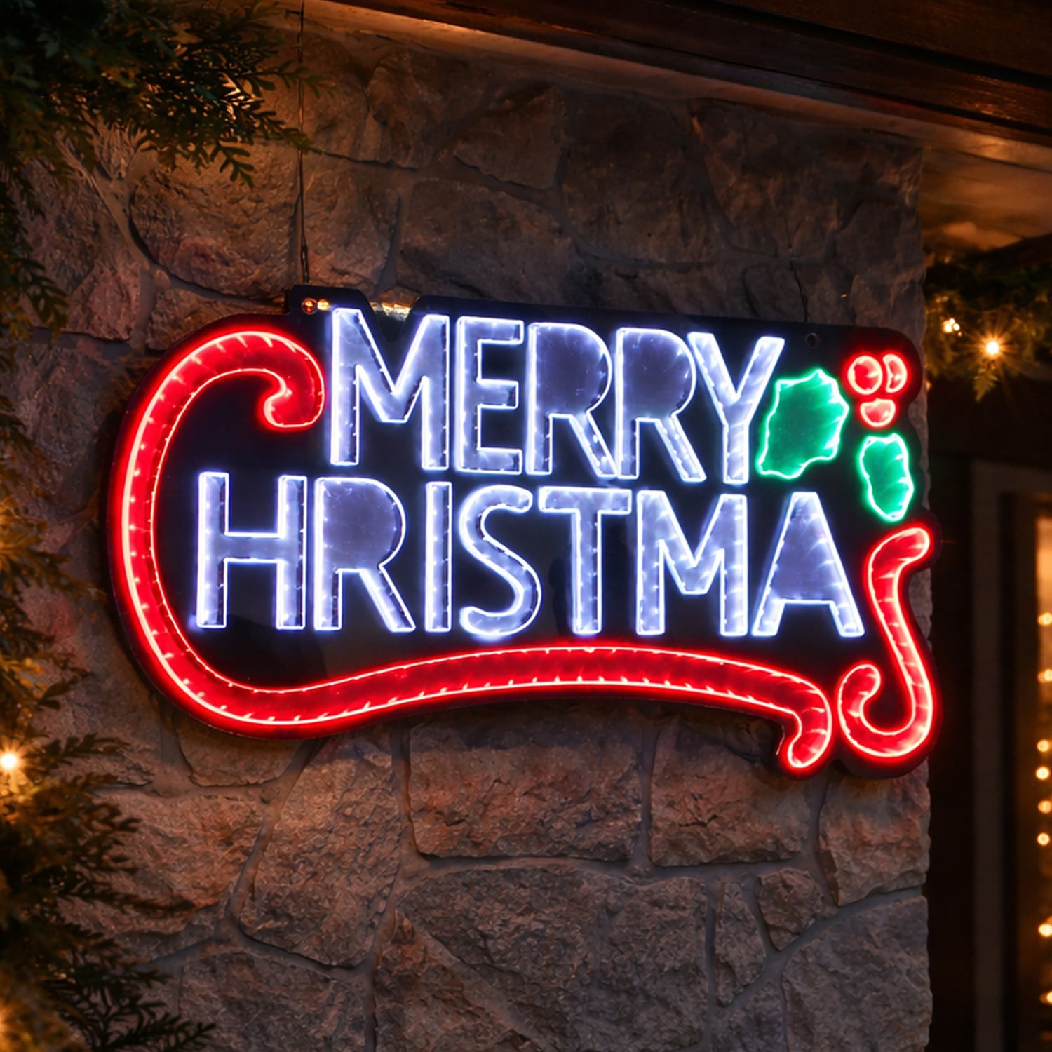 Rayan Hanging Infinity LED Christmas Light Display