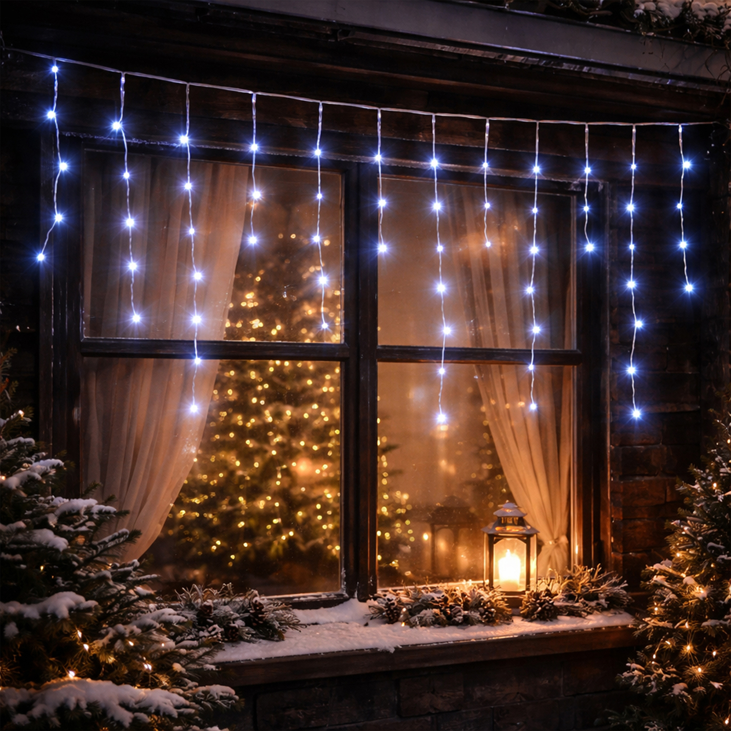 600 Kiran LED Icicle Lights