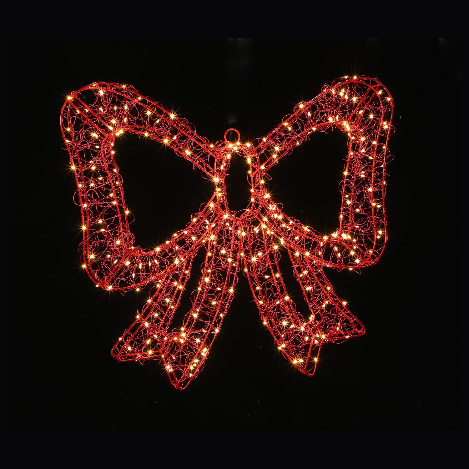 400 Oren 3D Lit Bow LED Christmas Light Display