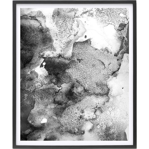 Black Watercolour 2 Framed Print Temple & ster