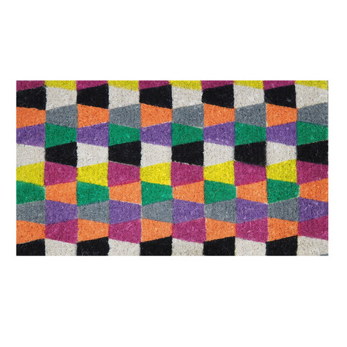 Doormat Geometric Multi Temple & ster