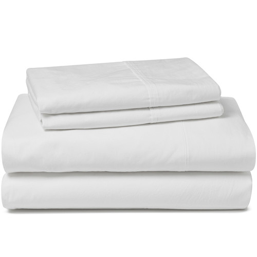 Canningvale White Vintage Softwash Cotton Sheet Set & Reviews Temple