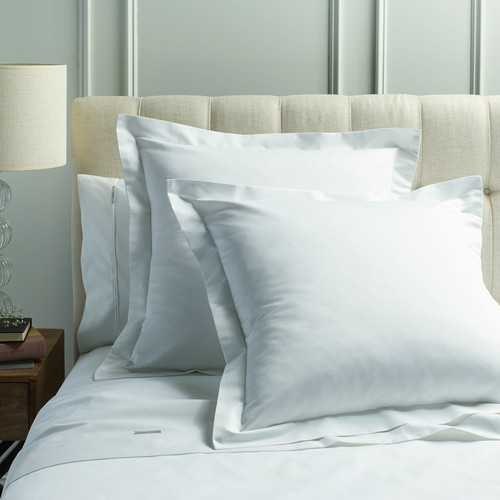 White Mille 1000tc Cotton Euro Pillowcases Temple Webster
