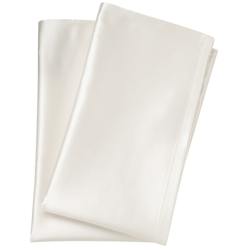 Cream Beautysilks Standard Pillowcases Temple & ster