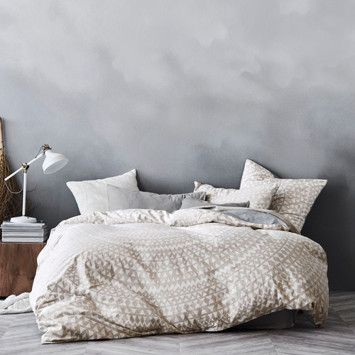 Aura By Tracie Ellis Marshmallow Inca Quilt Cover Set & Reviews Temple & ster