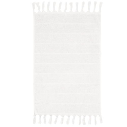 Fringed Paros 580GSM Cotton Bathroom Towels